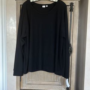 BP by Nordstrom black long sleeve shirt size 3X New